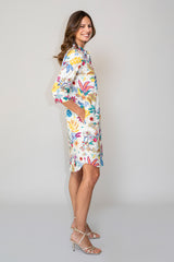 Freizeitkleid Grazia Offwhite - Allover Print