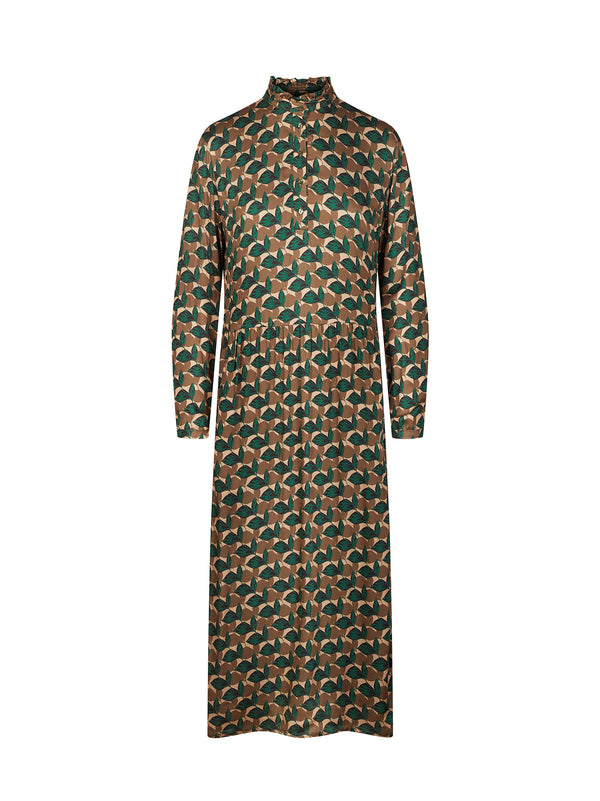 Kleid Edita, Original Blätter Print