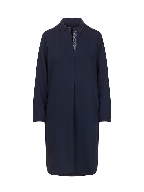 Hemdblusenkleid Clara, Marine