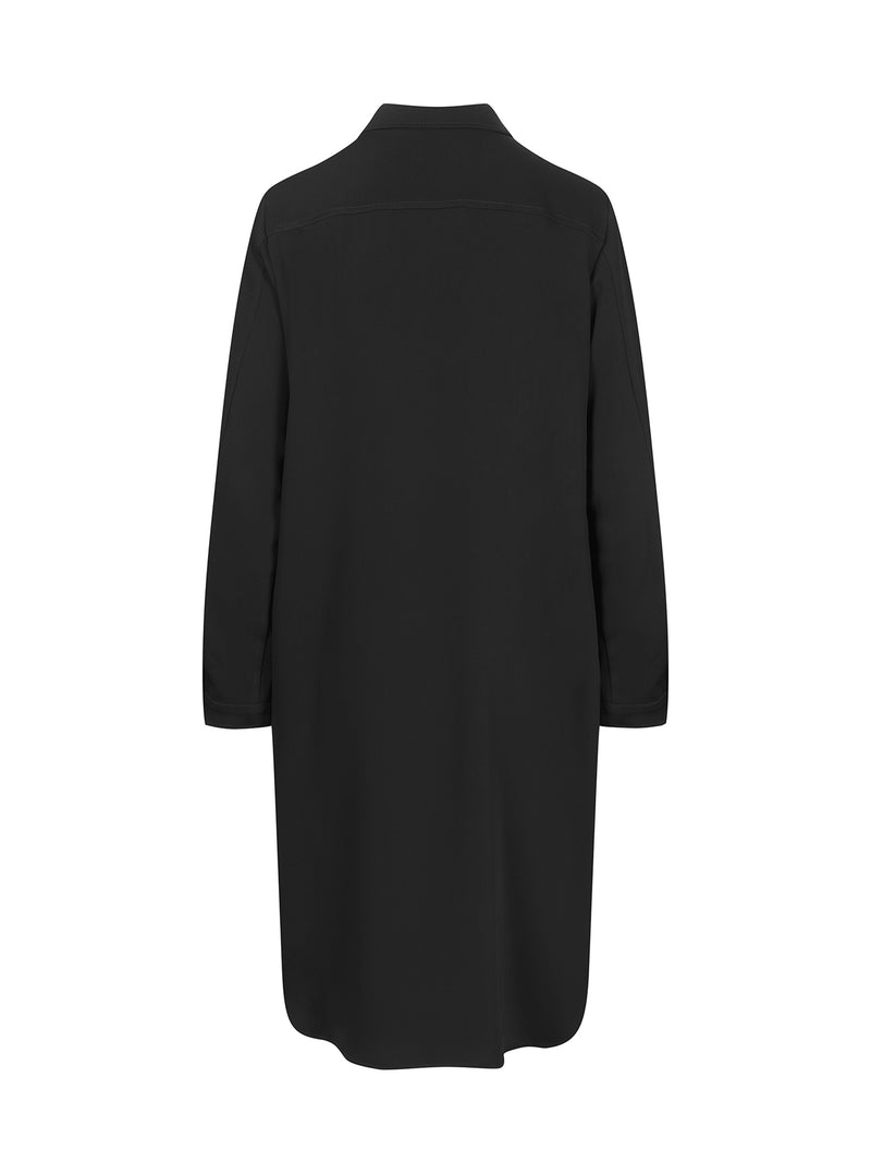 Hemdblusenkleid Clara, Schwarz
