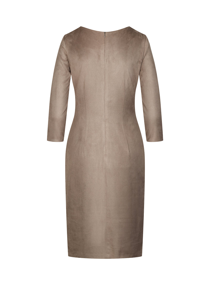 Kleid Charlotte, Taupe