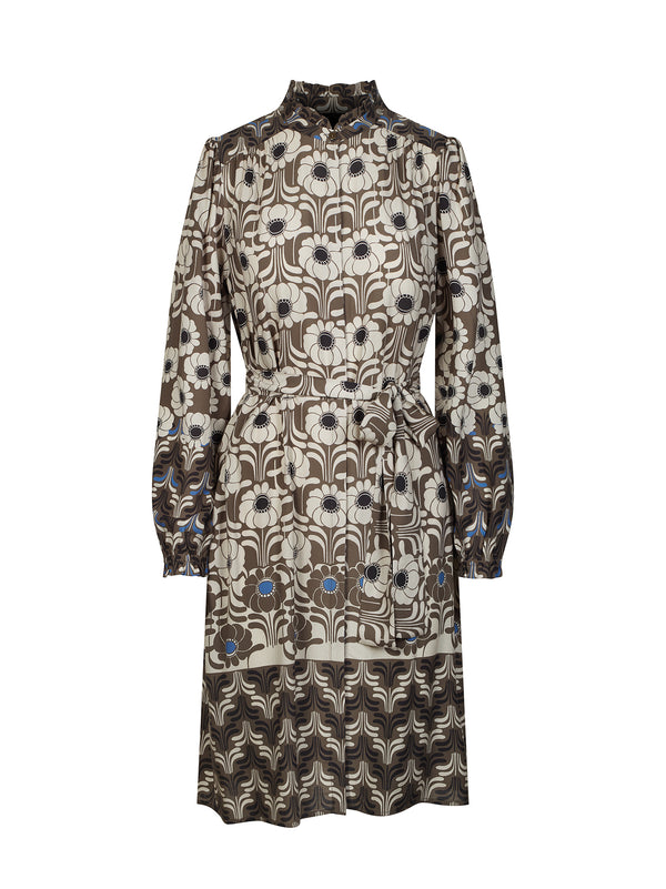 Kleid Toni, Original Bordüren Print