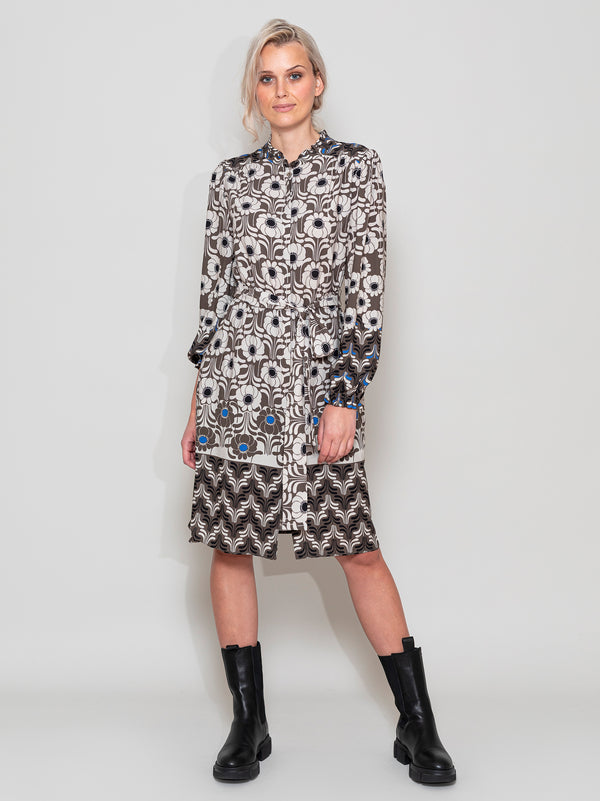 Kleid Toni, Original Bordüren Print