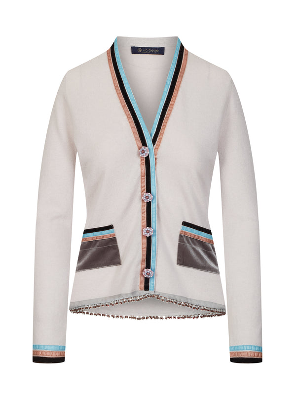 Strickjacke, Rosali Kiesel