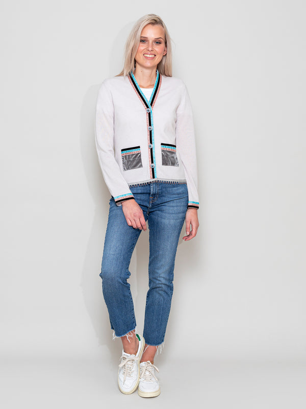 Strickjacke, Rosali Kiesel