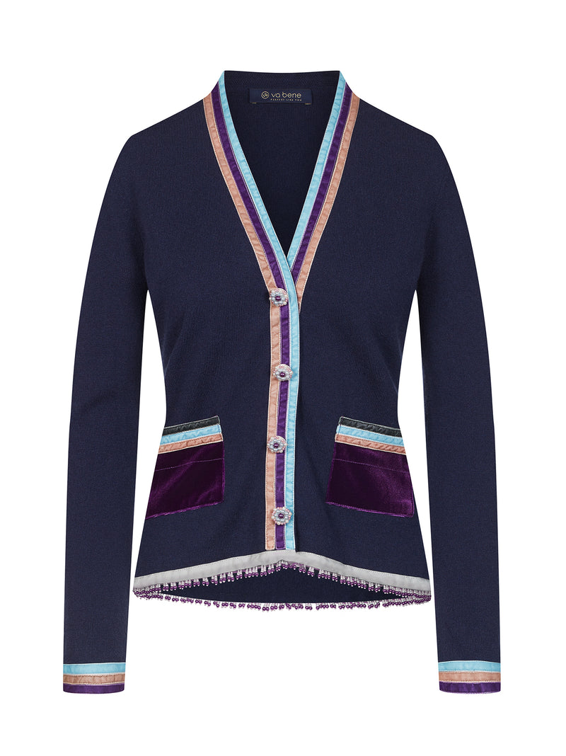 Strickjacke, Rosali Marine