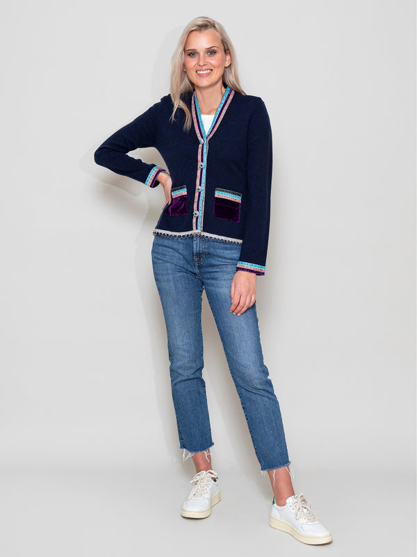 Strickjacke, Rosali Marine