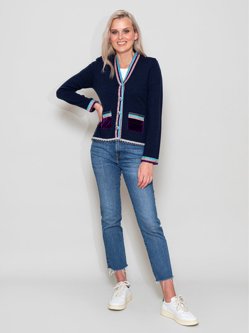 Strickjacke, Rosali Marine
