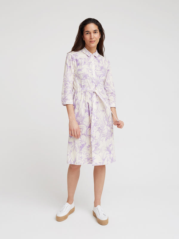 Kleid Giada, Flieder Tapisserie Print