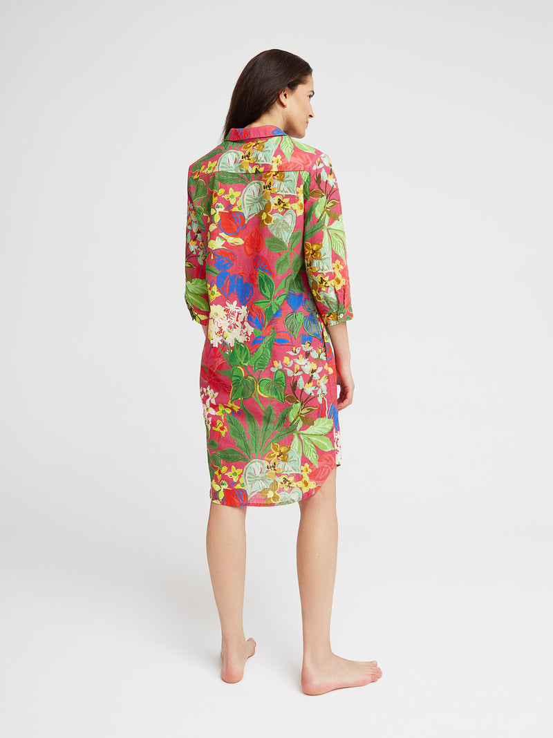 Hemdblusenkleid Gemma, Original Blumen Print