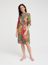Hemdblusenkleid Gemma, Original Blumen Print
