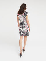 Freizeitkleid Mattea, Pink Flower Print