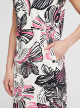 Freizeitkleid Mattea, Pink Flower Print