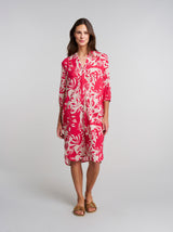 Kleid Rea, Pink Makro Print