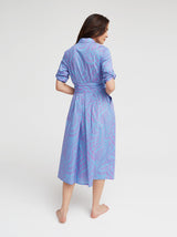 Maxikleid Evelina, Blau Art Print