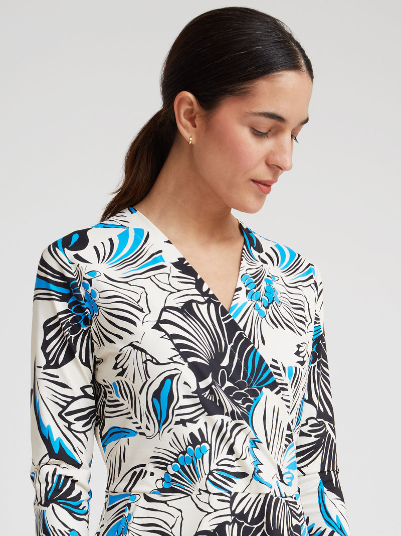Freizeitkleid Salvia, Gitane Flower Print