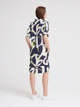 Freizeitkleid Fiore, Marine Graphic Print