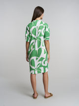 Freizeitkleid Fiore, Grün Graphic Print