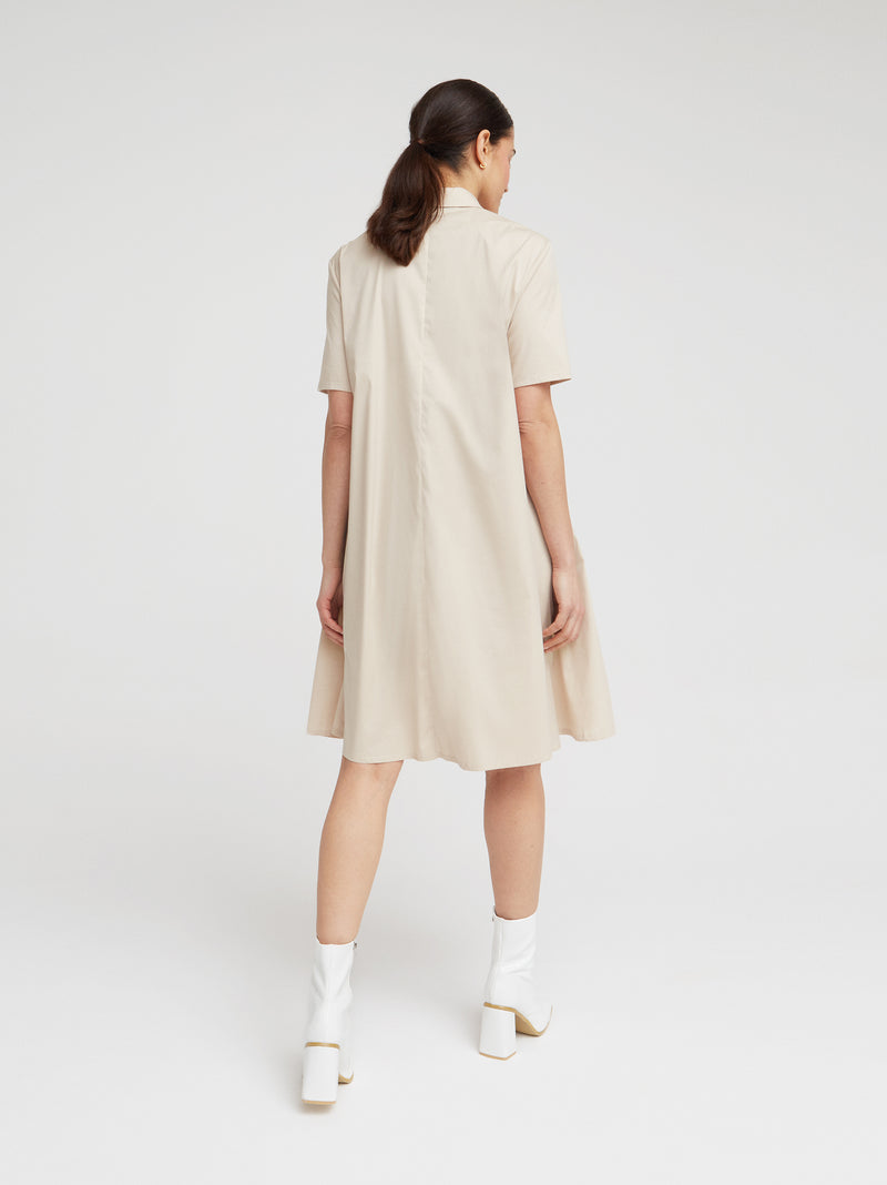 Hemdblusenkleid Pippa, Sand