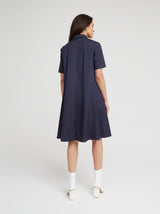 Hemdblusenkleid Pippa, Marine