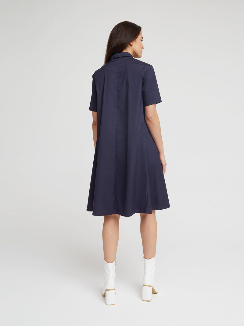 Hemdblusenkleid Pippa, Marine