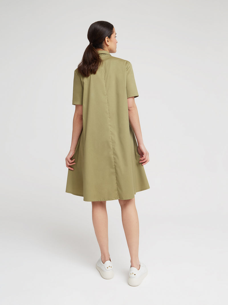 Hemdblusenkleid Pippa, Khaki