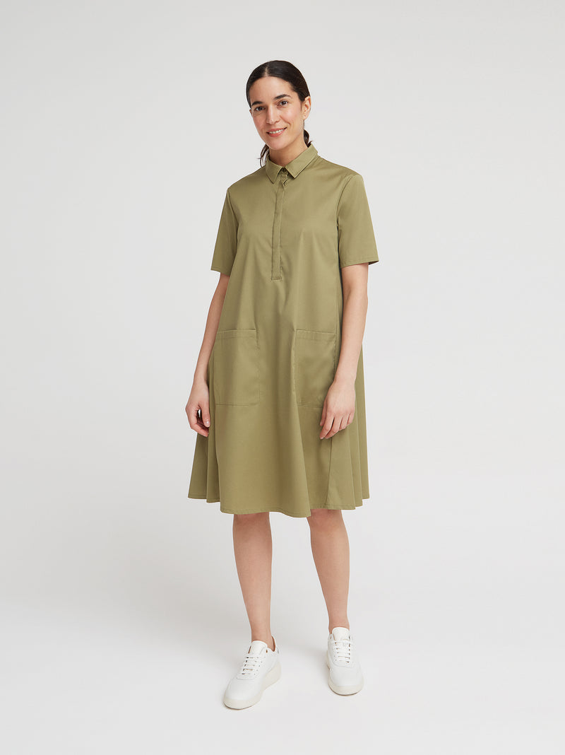 Hemdblusenkleid Pippa, Khaki