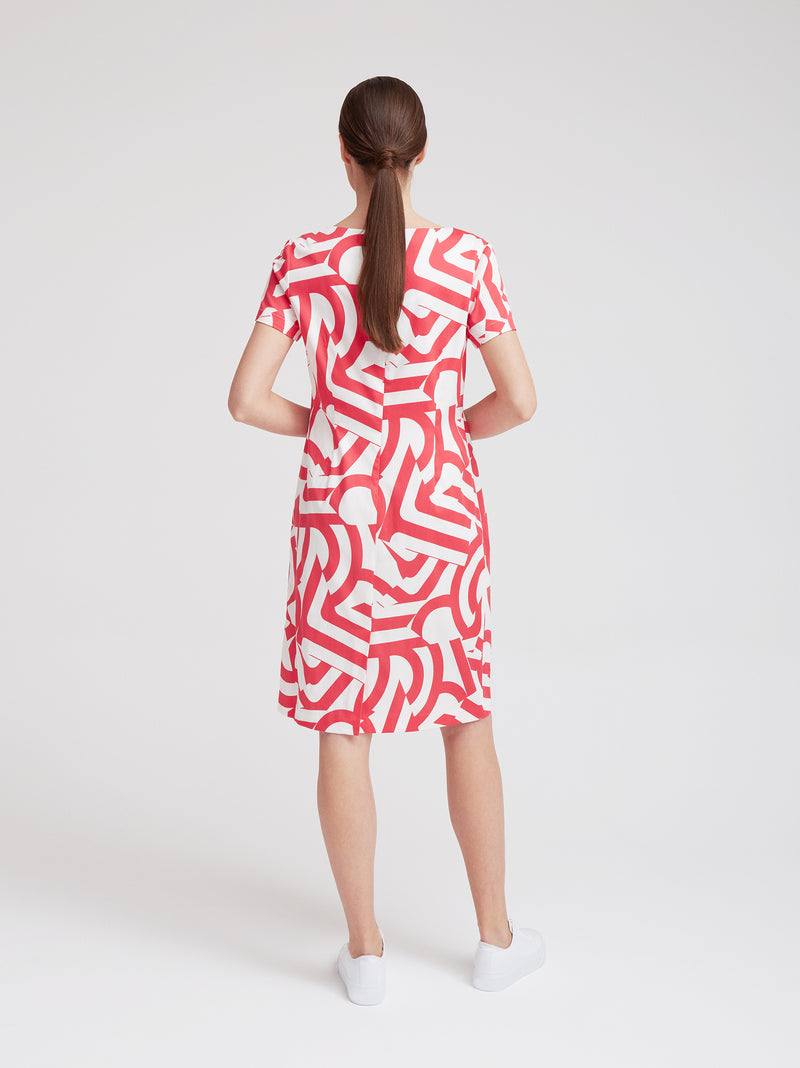 Kleid Ellin, Kirsche Graphic Print