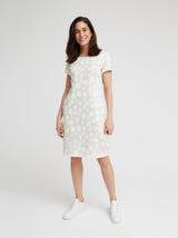 Kleid Ellin, Sand Tupfen Print
