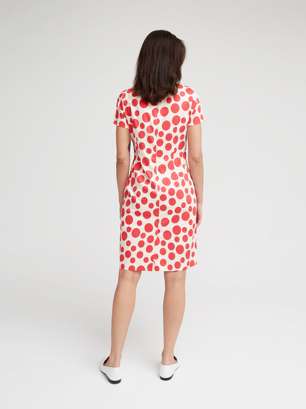 Kleid Ellin, Kirsche Tupfen Print