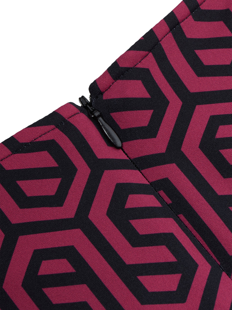 Kleid Donatella, Himbeere