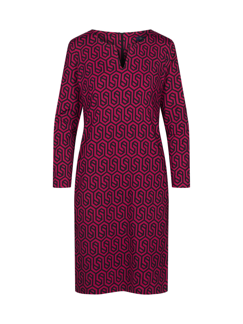 Kleid Donatella, Himbeere
