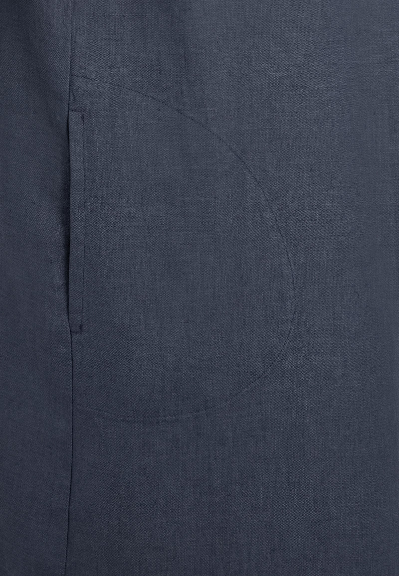 Leinenkleid Claire Marine