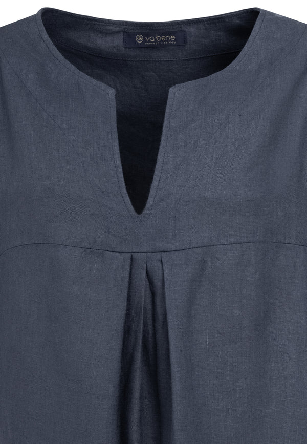 Leinenkleid Claire Marine
