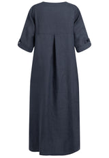 Leinenkleid Claire Marine
