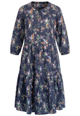 Freizeitkleid Nika Marine - Allover Print