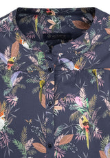 Freizeitkleid Nika Marine - Allover Print
