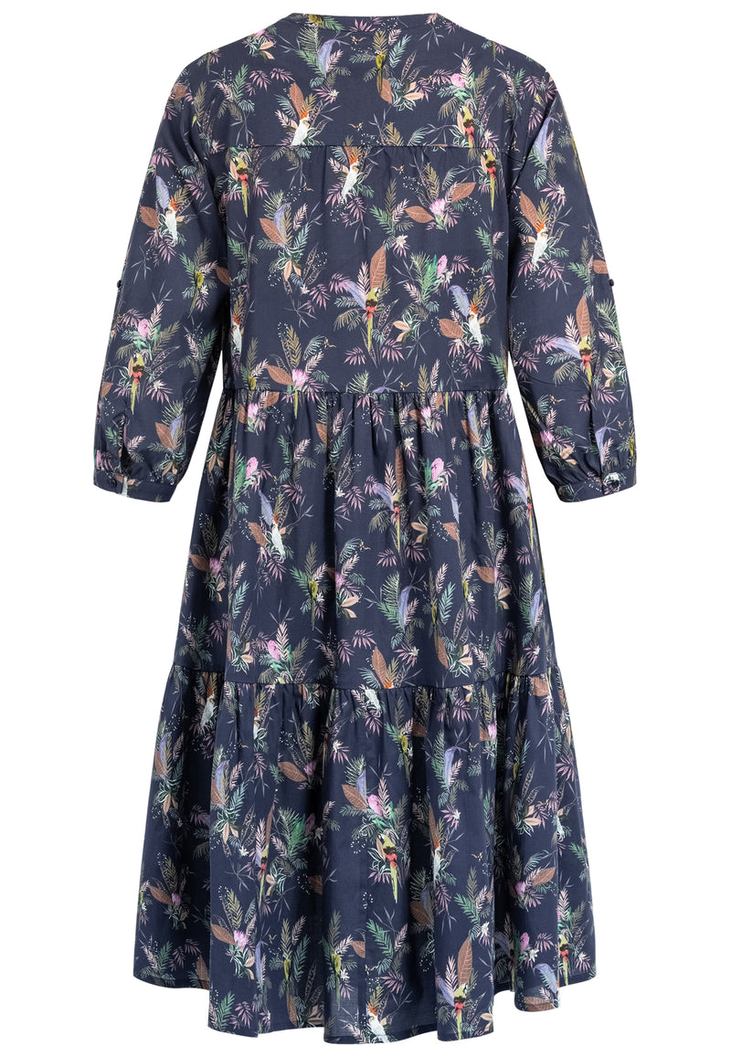 Freizeitkleid Nika Marine - Allover Print