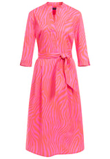 Freizeitkleid Linnea Pink - Zebra Print