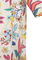 Freizeitkleid Grazia Offwhite - Allover Print