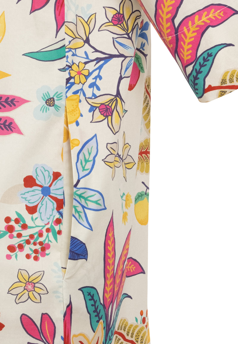 Freizeitkleid Grazia Offwhite - Allover Print