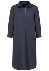 Hemdblusenkleid Romy Blaugrau