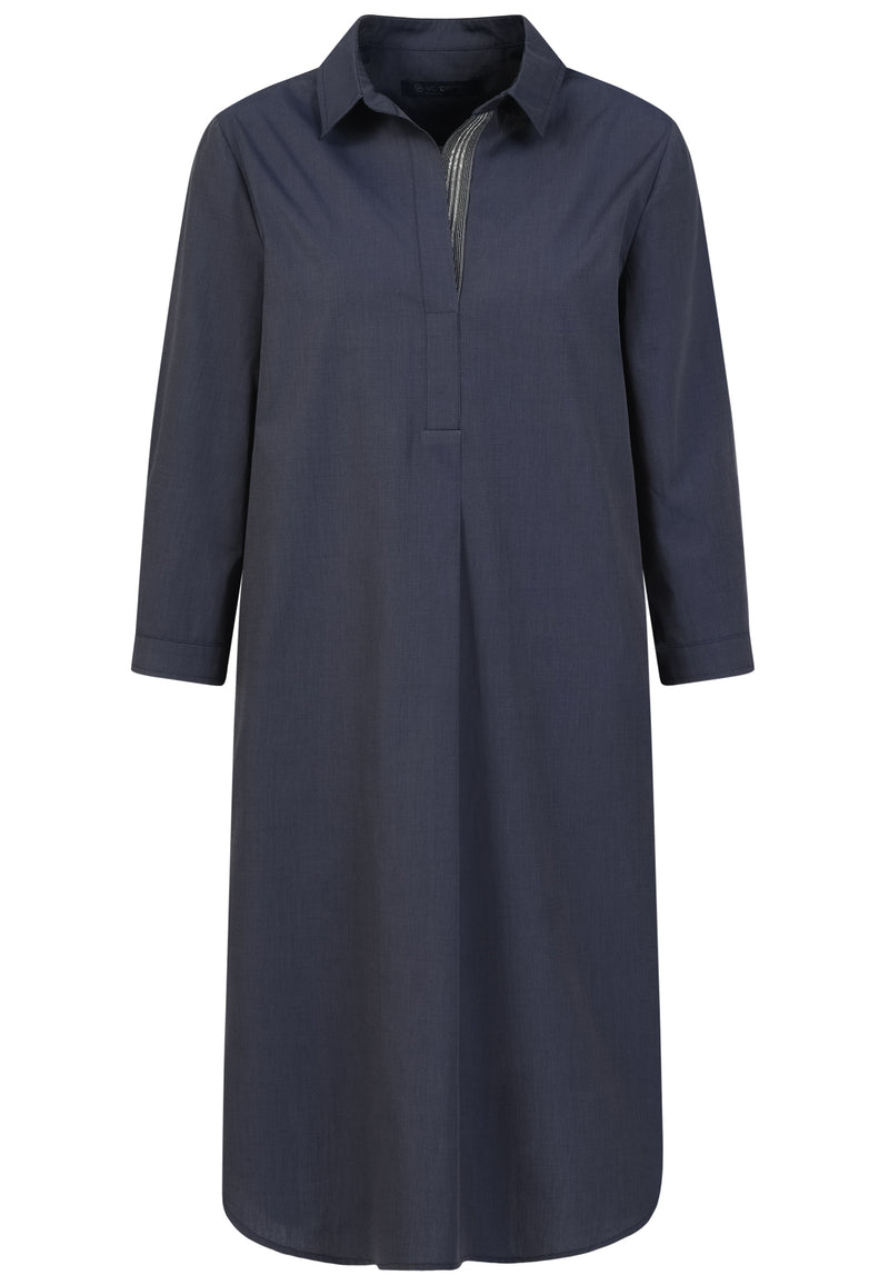 Hemdblusenkleid Romy Blaugrau