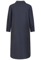 Hemdblusenkleid Romy Blaugrau