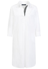 Hemdblusenkleid Romy Weiß