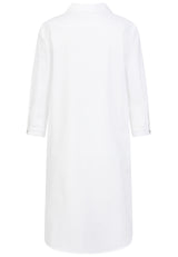 Hemdblusenkleid Romy Weiß